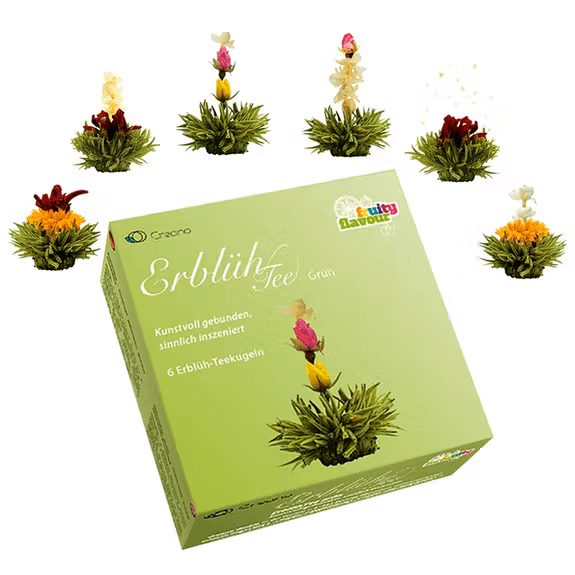 Coffret de 6 thés bio aux fleurs