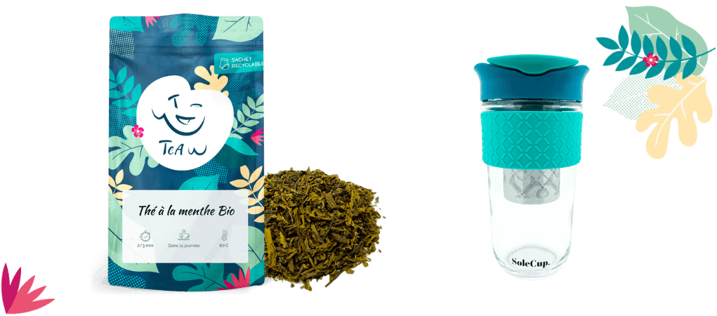 Pack menthe et tasse