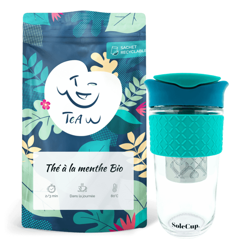 Pack the a la menthe bio et mug isotherme