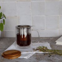 Tasse avec infuseur double paroi