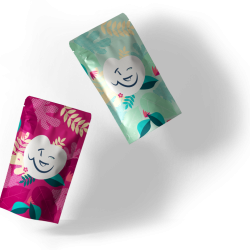 Doypack Noir - Sachet Thé en vrac - Biodégradable - Recyclable