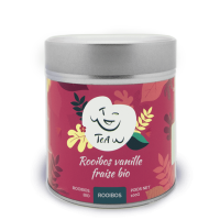 Rooibos vanille fraise bio boite en métal