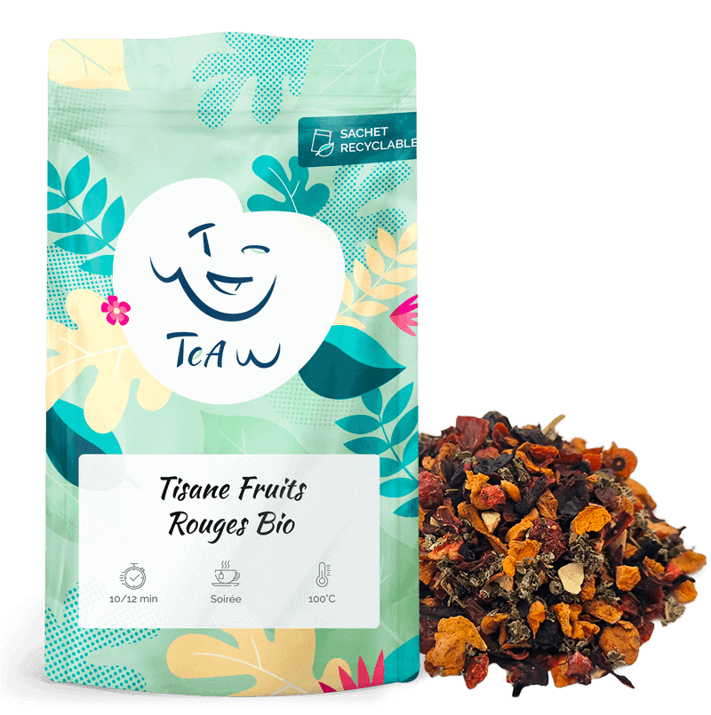 Tisane bio aux fruits rouges